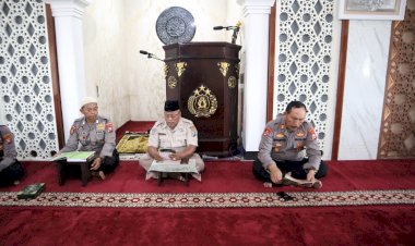 Menuju-Pemilu-2024-Aman-dan-Damai,-Polres-Bangkalan-Gelar-Khotmil-Qur'an